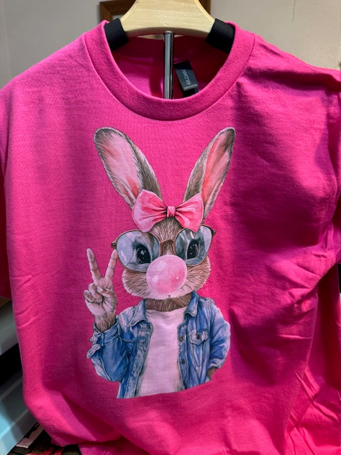 Peace Bunny Chewing Gum T-Shirt